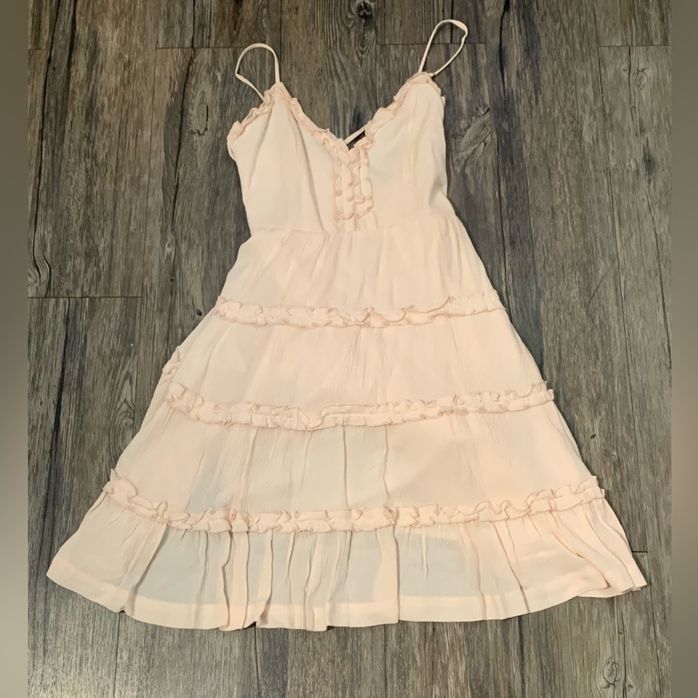 Pink Ruffle Dress